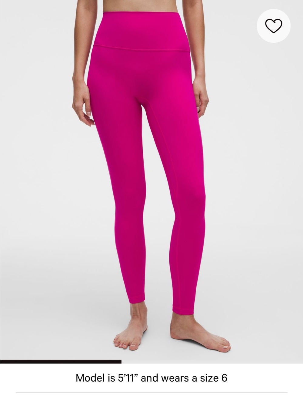lululemon athletica Girls' Fuchsia Active Leggings